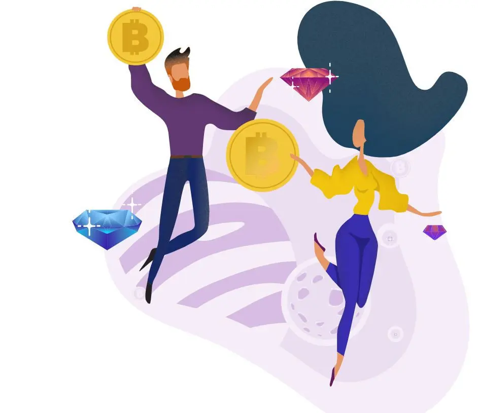 Illustration Bitcoin et crypto-actifs
