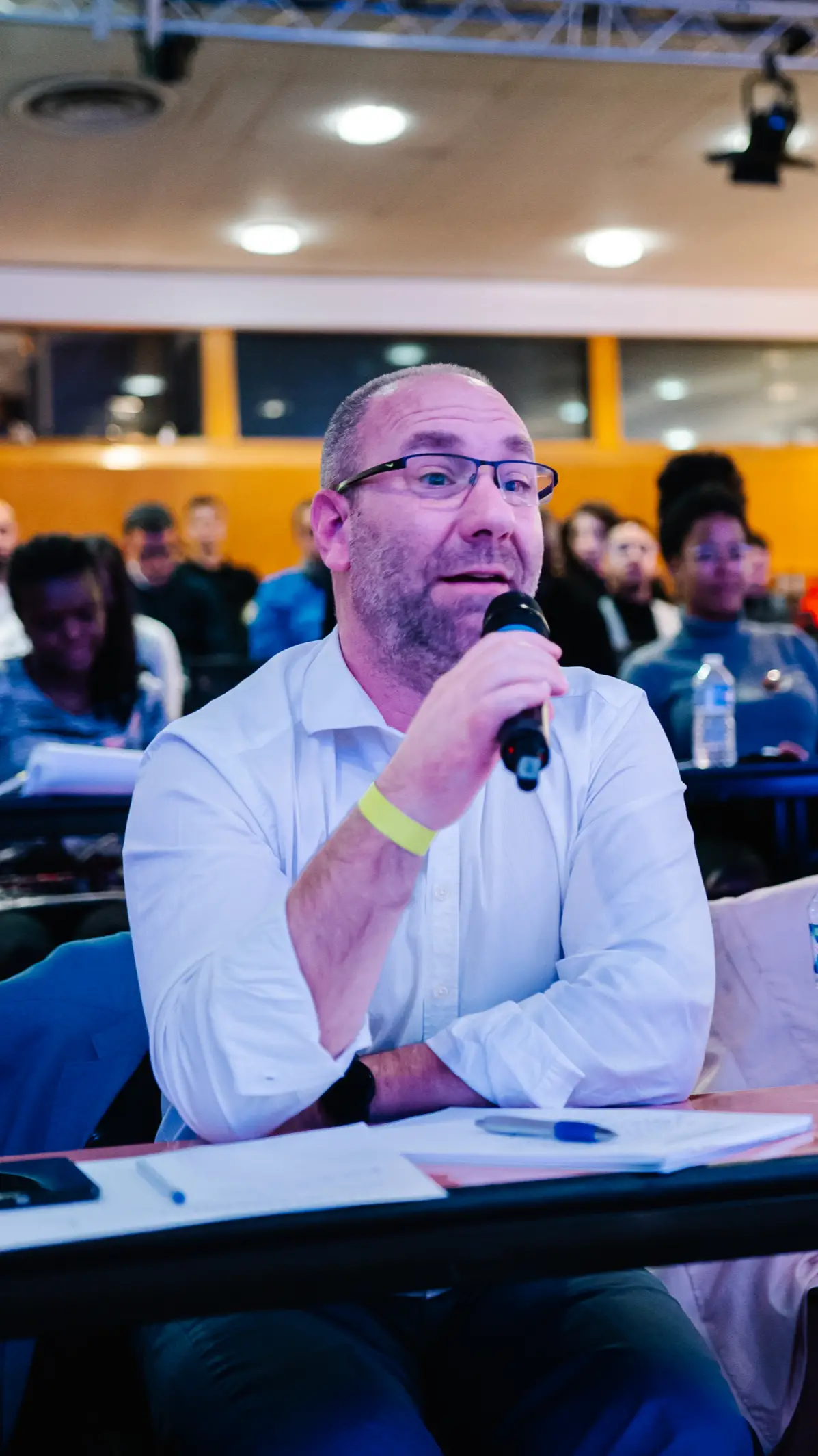 L’Entrepreneur — intervention d’un participant depuis le public